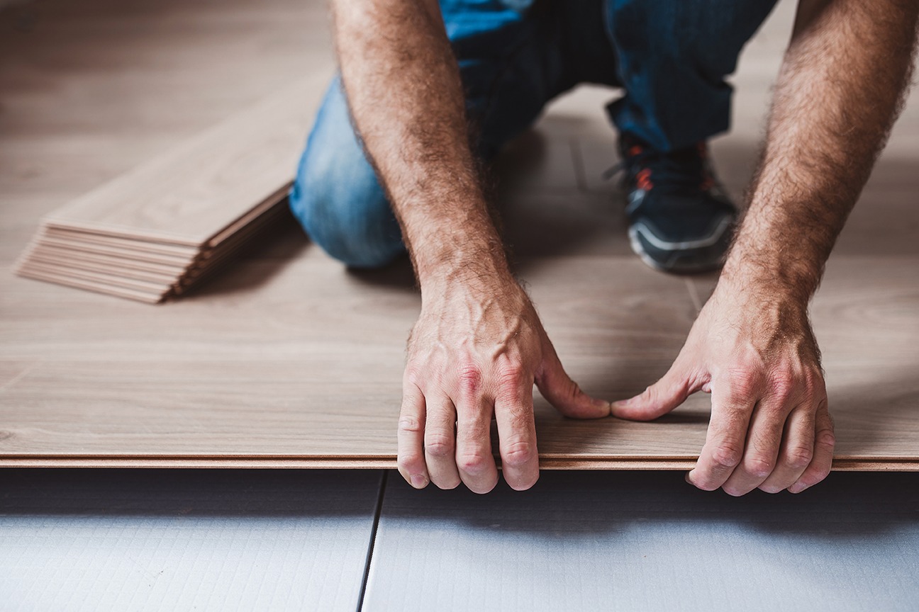 Easy and quick installation of the flooring 